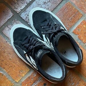 Stylish Black and White Sneakers for Men